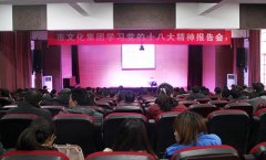 市文化集團舉行學(xué)習(xí)黨的十八大精神報告會